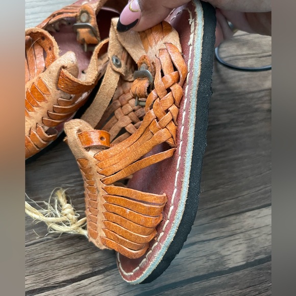 Unisex Authentic Mexican huarache for Toddler. Made in Mexico - Picture 4 of 6
